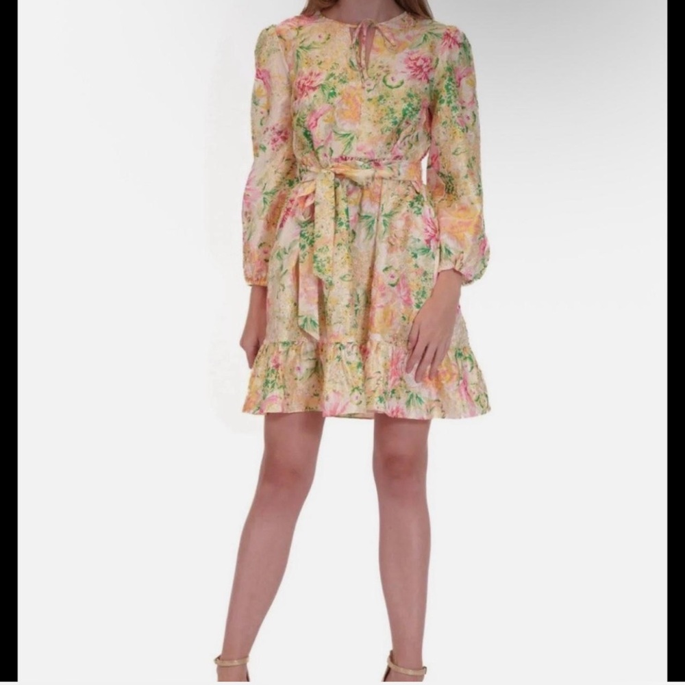 NWT Julia Jordan Floral Mini Dress Sz 2